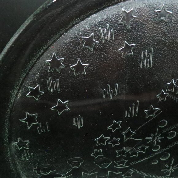 Duralex Christmas Tree Teddy Bear Presents Glass Platter 13" #3480 France - Picture 7 of 11